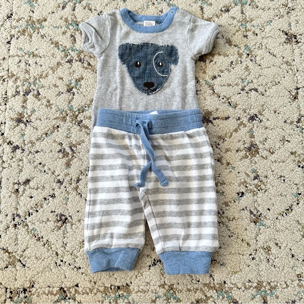 NORDSTROM BABY PUPPY NEWBORN PUPPY DOG OUTFIT